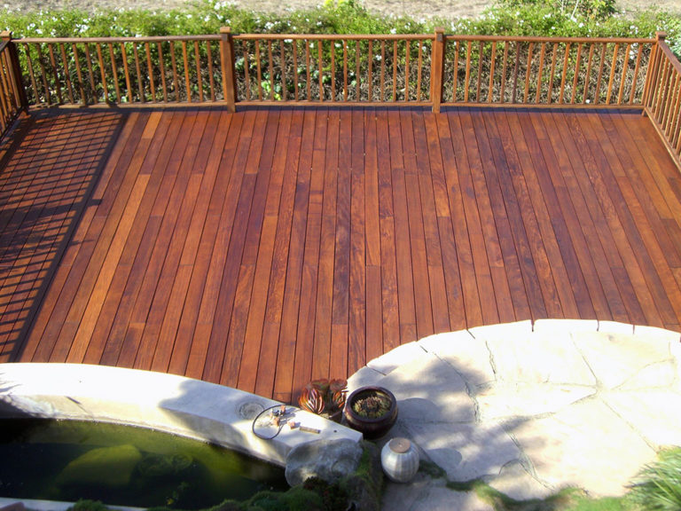 Ipe Wood Deck Refinishing Los Angeles, Orange County